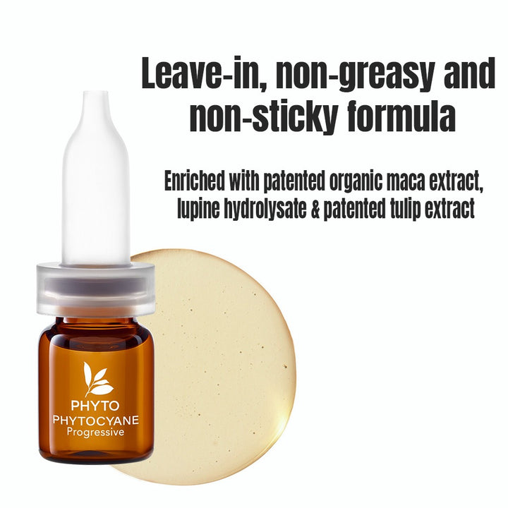 Phyto Phytocyane Densifying Hair Serum For Progressive Hair Loss Treatment In Women 5ml x 12 Vials - Easy Pharmacy LLC
