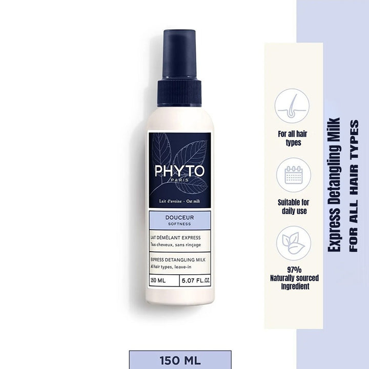 Phyto Douceur Softness Express Detangling Leave-In Milk For All Hair Types 150ml - Easy Pharmacy LLC