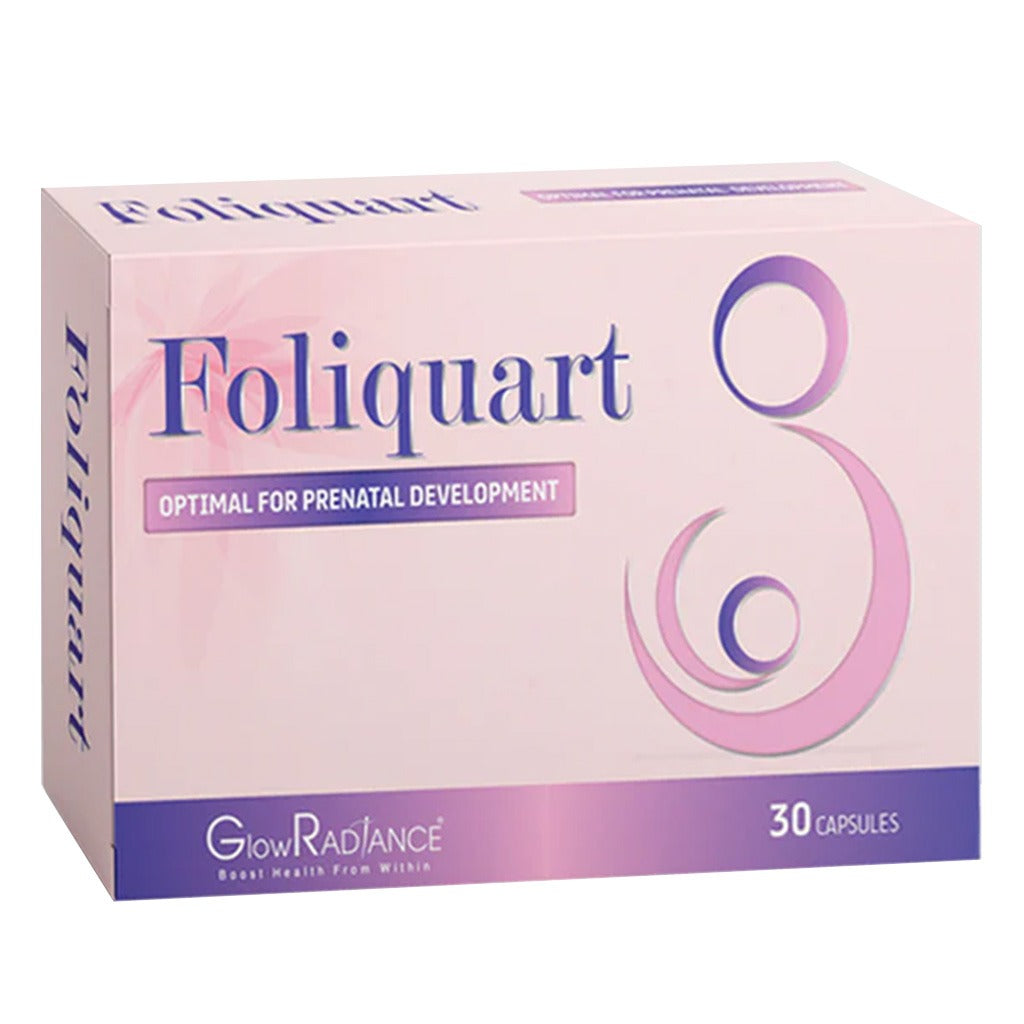 GlowRadiance Foliquart Capsules For Prenatal Development, Pack of 30's - Easy Pharmacy LLC