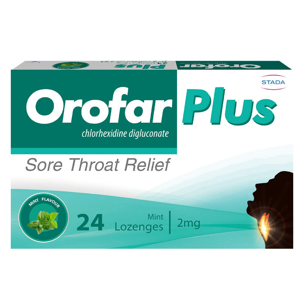 Orofar Plus Sore Throat Relief Lozenges, Mint Flavor, Pack of 24's - Easy Pharmacy LLC