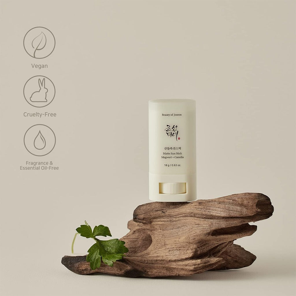 Beauty of Joseon Matte Sun Stick Sunscreen With Mugwort + Camelia SPF 50+ & PA++++ 18g - Easy Pharmacy LLC