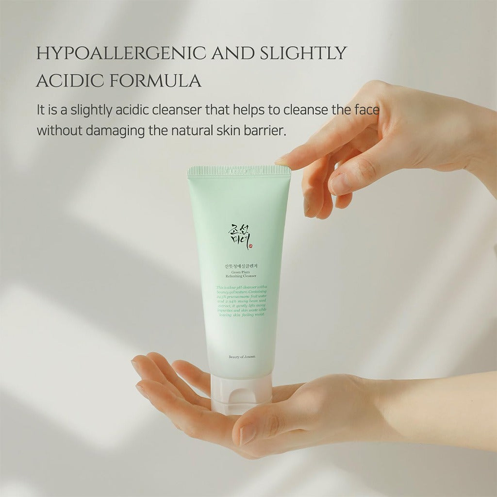 Beauty of Joseon Green Plum Refreshing Facial Cleanser 100ml - Easy Pharmacy LLC