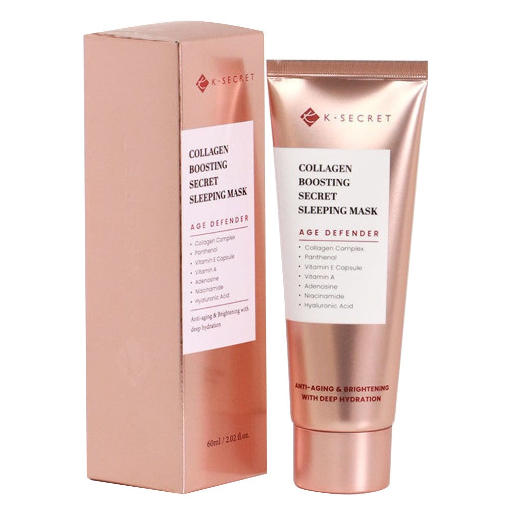 K-Secret Collagen Boosting Secret Age Defender Anti-Aging & Brightening Sleeping Mask 60ml - Easy Pharmacy LLC