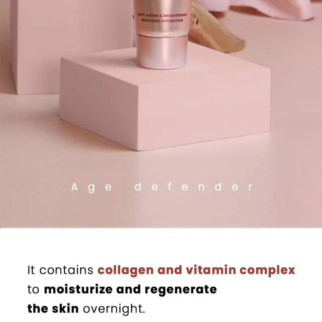 K-Secret Collagen Boosting Secret Age Defender Anti-Aging & Brightening Sleeping Mask 60ml - Easy Pharmacy LLC