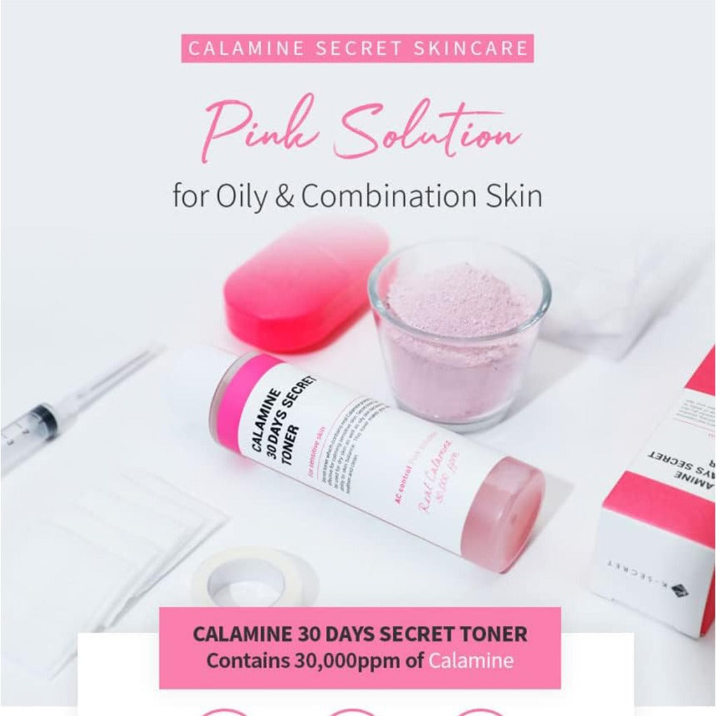 K-Secret Calamine 30 Days Secret Toner For Sensitive Skin 160ml - Easy Pharmacy LLC