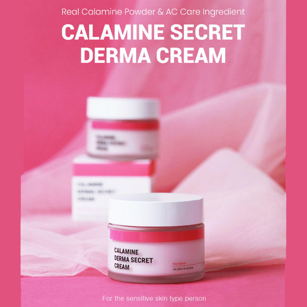 K-Secret Calamine Derma Secret Pink Solution Cream For Sensitive Skin 50ml - Easy Pharmacy LLC