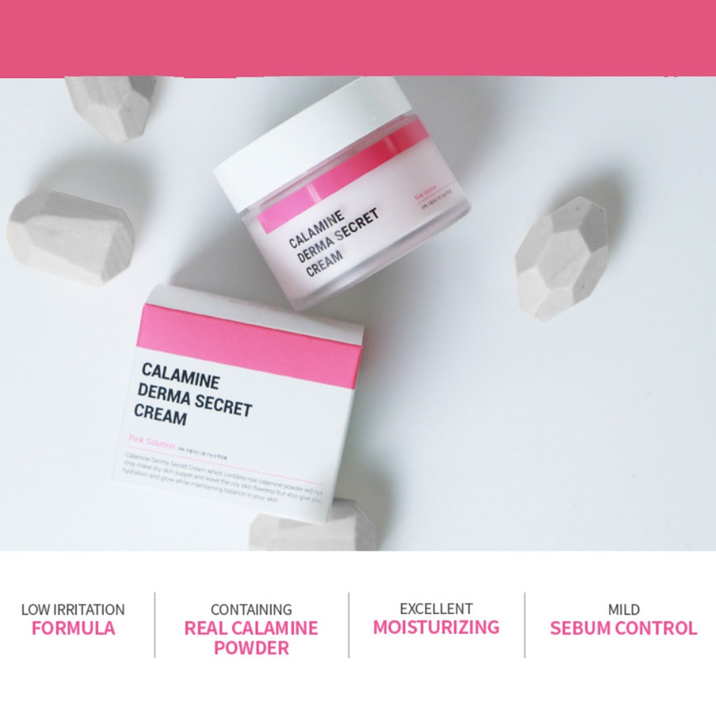 K-Secret Calamine Derma Secret Pink Solution Cream For Sensitive Skin 50ml - Easy Pharmacy LLC