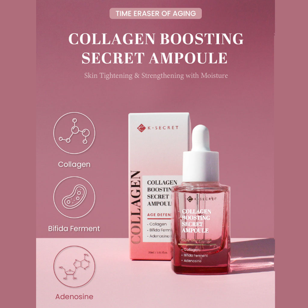 K-Secret Collagen Boosting Secret Age Defender Ampoule 30ml - Easy Pharmacy LLC