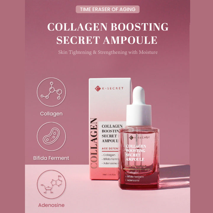 K-Secret Collagen Boosting Secret Age Defender Ampoule 30ml - Easy Pharmacy LLC