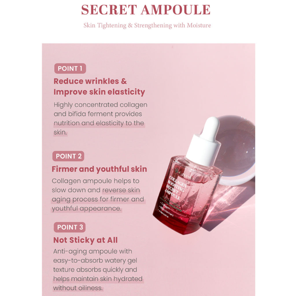 K-Secret Collagen Boosting Secret Age Defender Ampoule 30ml - Easy Pharmacy LLC