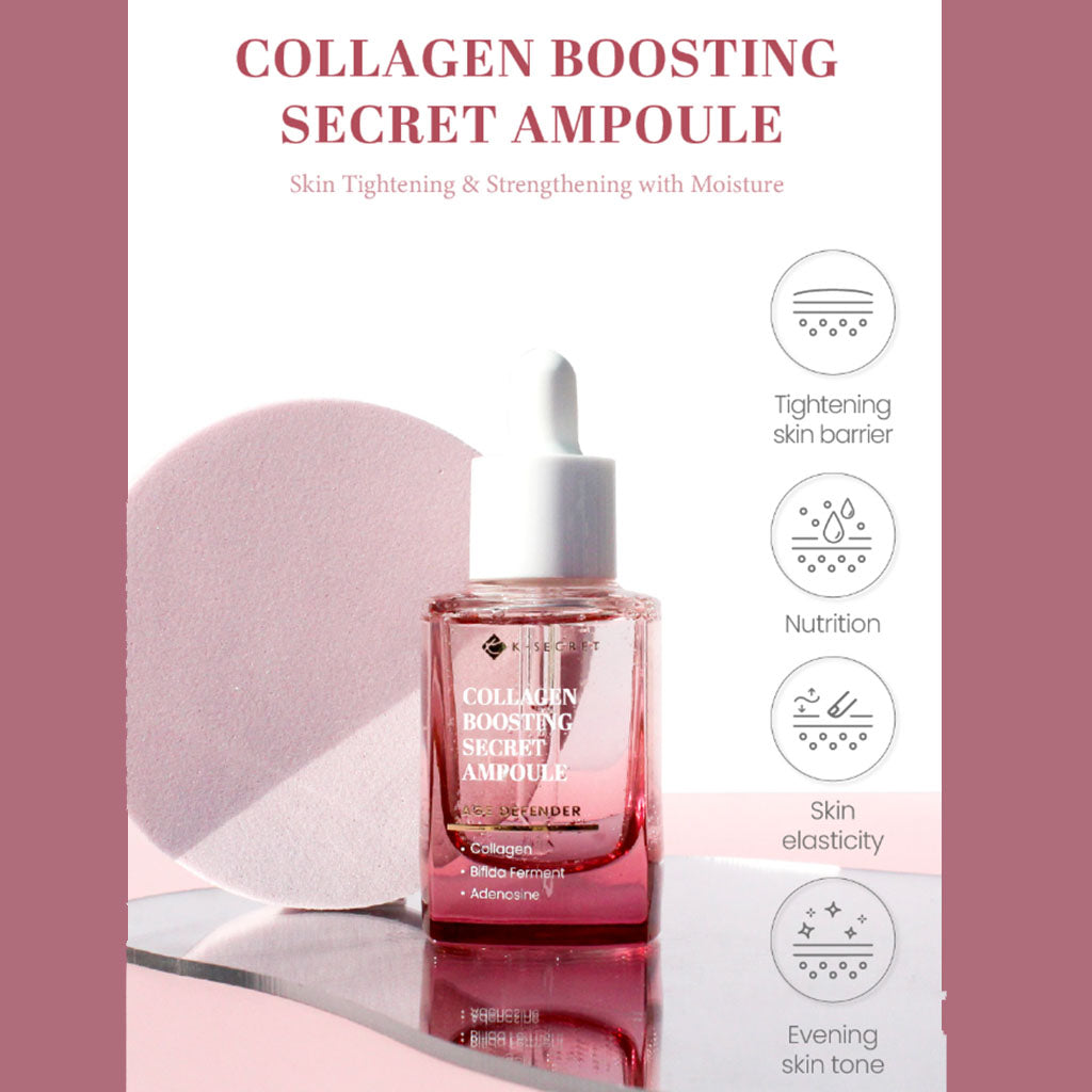 K-Secret Collagen Boosting Secret Age Defender Ampoule 30ml - Easy Pharmacy LLC