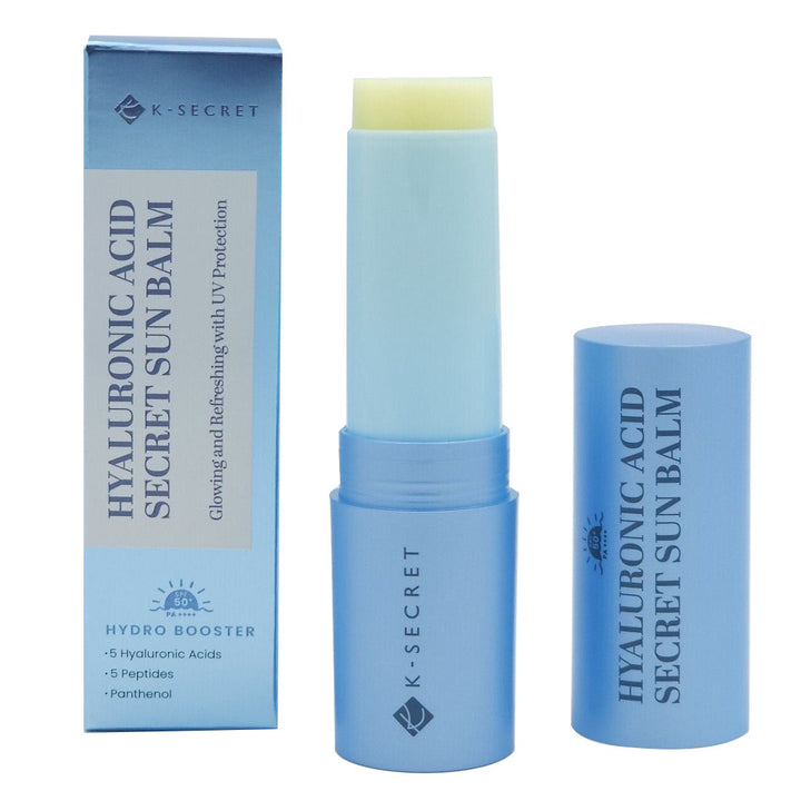 K-Secret Hyaluronic Acid Secret Glowing & Refreshing UV Protection Sun Balm With SPF 50+ & PA ++++ 12g - Easy Pharmacy LLC