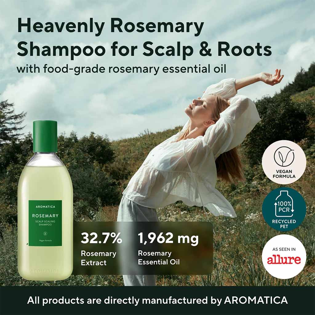 Aromatica Rosemary Scalp Scaling Anti-Dandruff shampoo 400ml - Easy Pharmacy LLC