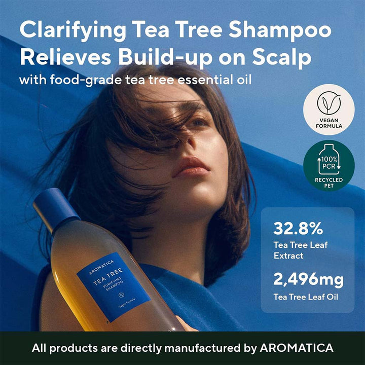 Aromatica Tea Tree Anti-hair loss Purifying Shampoo 400ml - Easy Pharmacy LLC
