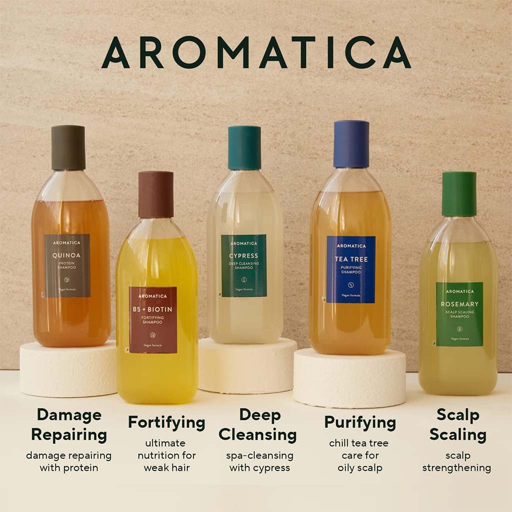 Aromatica Quinoa Protein Shampoo For Dry, Damaged Hair 400ml - Easy Pharmacy LLC