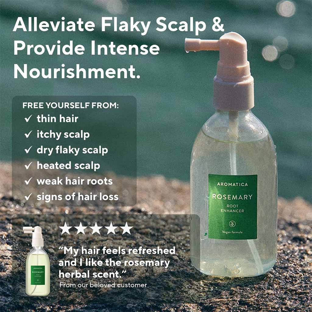 Aromatica Rosemary Leave-In Root Enhancing Scalp Spray With Salicylic Acid 100ml - Easy Pharmacy LLC