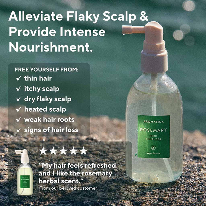 Aromatica Rosemary Leave-In Root Enhancing Scalp Spray With Salicylic Acid 100ml - Easy Pharmacy LLC