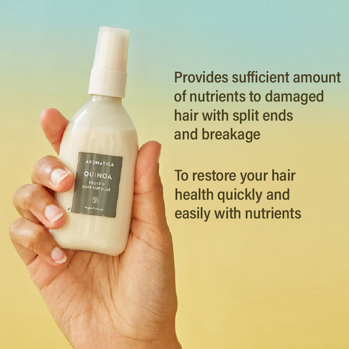 Aromatica Quinoa Protein Hair Ampoule For Dry, Damaged Hair 100ml - Easy Pharmacy LLC
