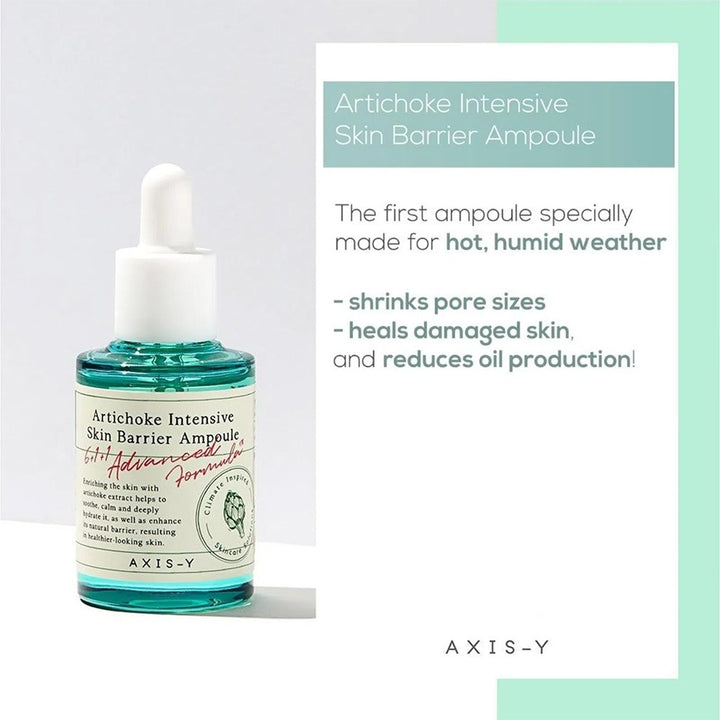 Axis-Y Artichoke Intensive Skin Barrier Heal + Calm Alcohol-Free Ampoule 30ml - Easy Pharmacy LLC