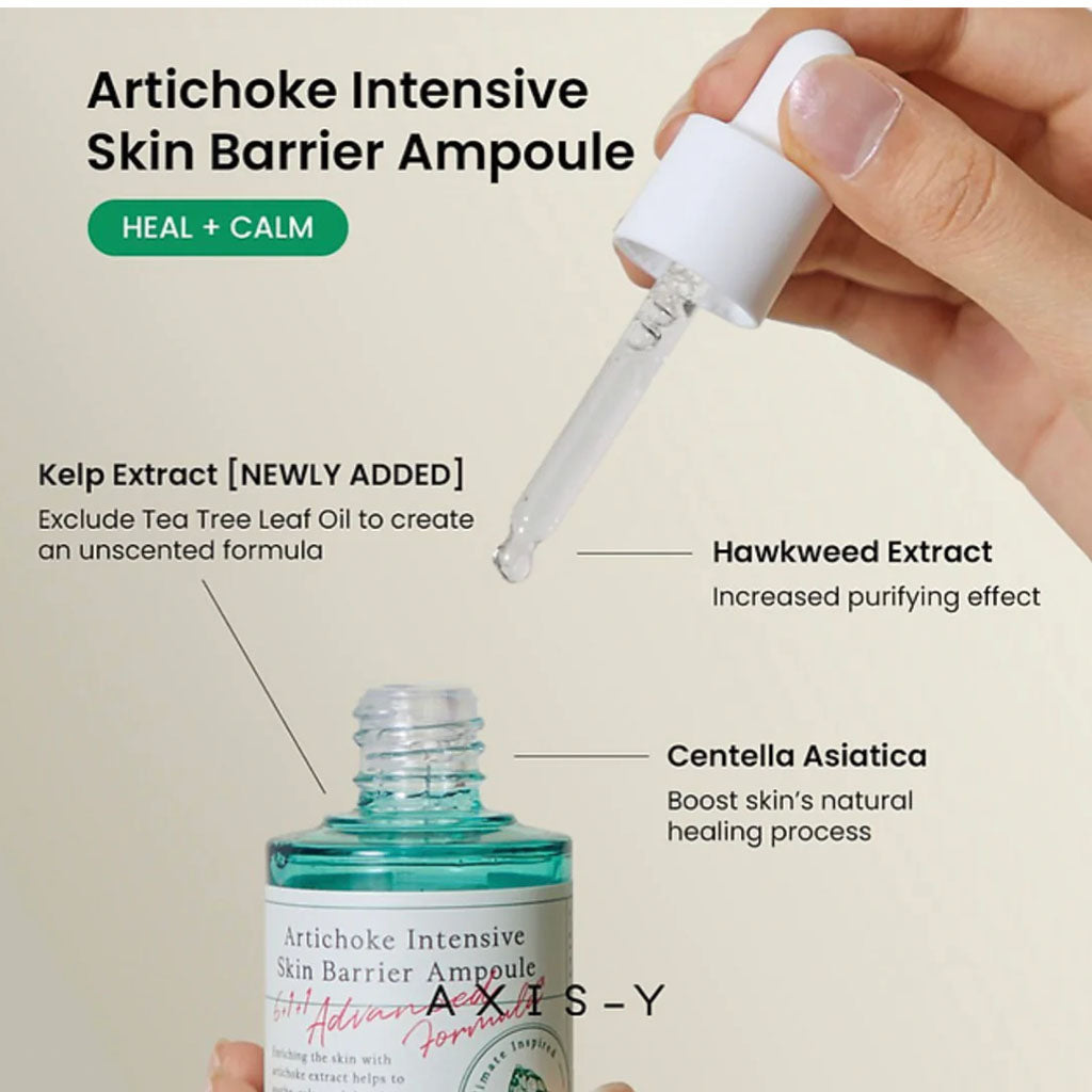 Axis-Y Artichoke Intensive Skin Barrier Heal + Calm Alcohol-Free Ampoule 30ml - Easy Pharmacy LLC