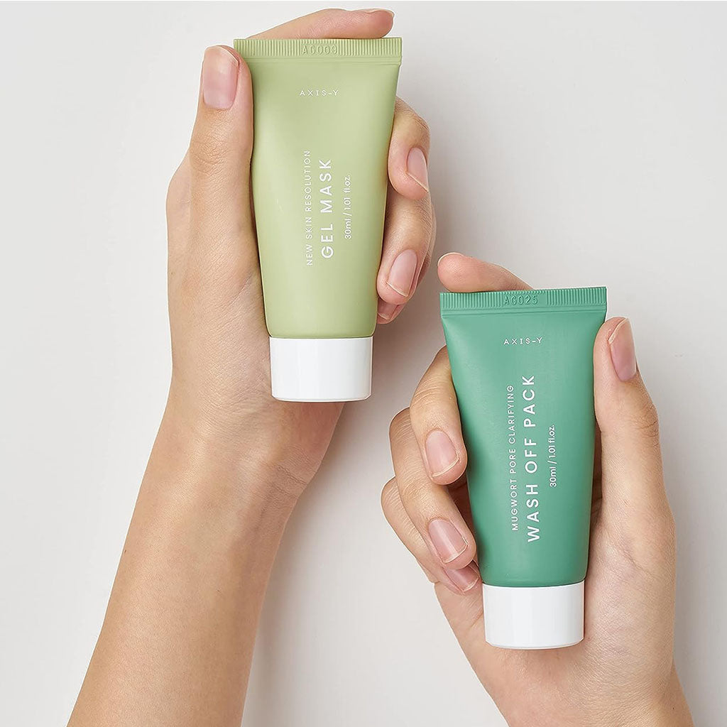 Axis-Y Mask Now Glow Later Wash Off Mask Duo Set - Gel Mask + Wash Off Pack 2*30ml - Easy Pharmacy LLC