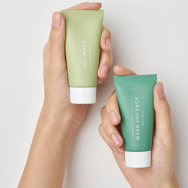 Axis-Y Mask Now Glow Later Wash Off Mask Duo Set - Gel Mask + Wash Off Pack 2*30ml - Easy Pharmacy LLC