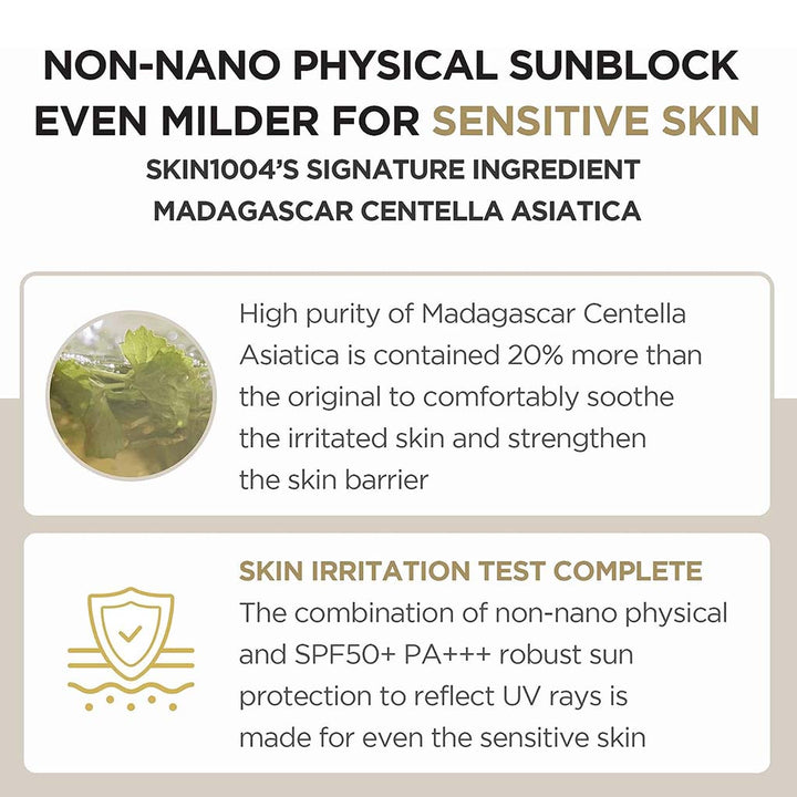 Skin1004 Madagascar Centella Air-Fit Suncream Plus With SPF 50+ & PA++++ 50ml - Easy Pharmacy LLC