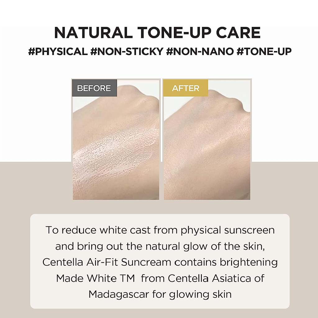 Skin1004 Madagascar Centella Air-Fit Suncream Plus With SPF 50+ & PA++++ 50ml - Easy Pharmacy LLC