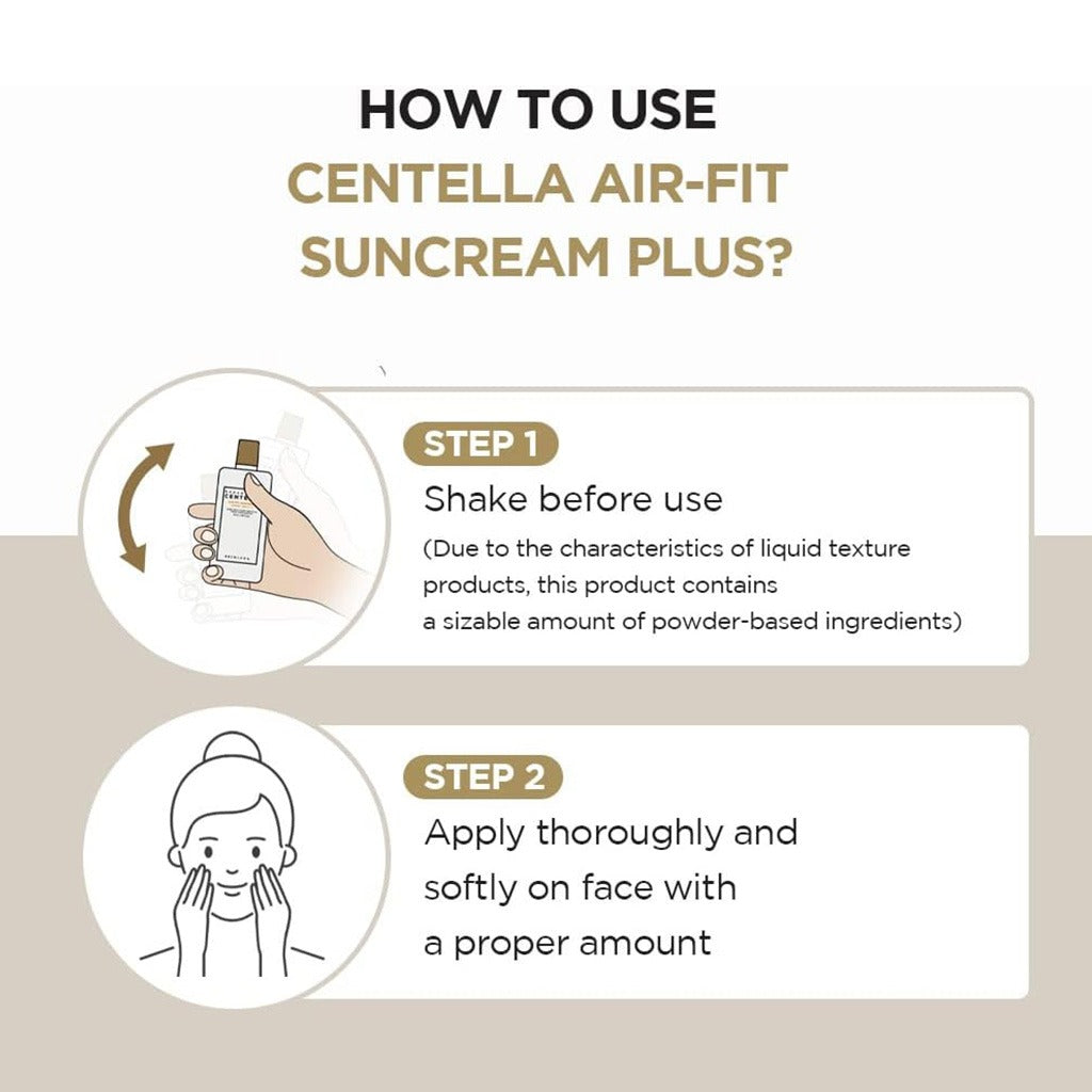 Skin1004 Madagascar Centella Air-Fit Suncream Plus With SPF 50+ & PA++++ 50ml - Easy Pharmacy LLC