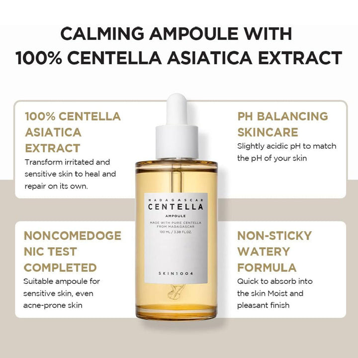 Skin1004 Madagascar Centella Ampoule Soothing Facial Serum 55ml - Easy Pharmacy LLC
