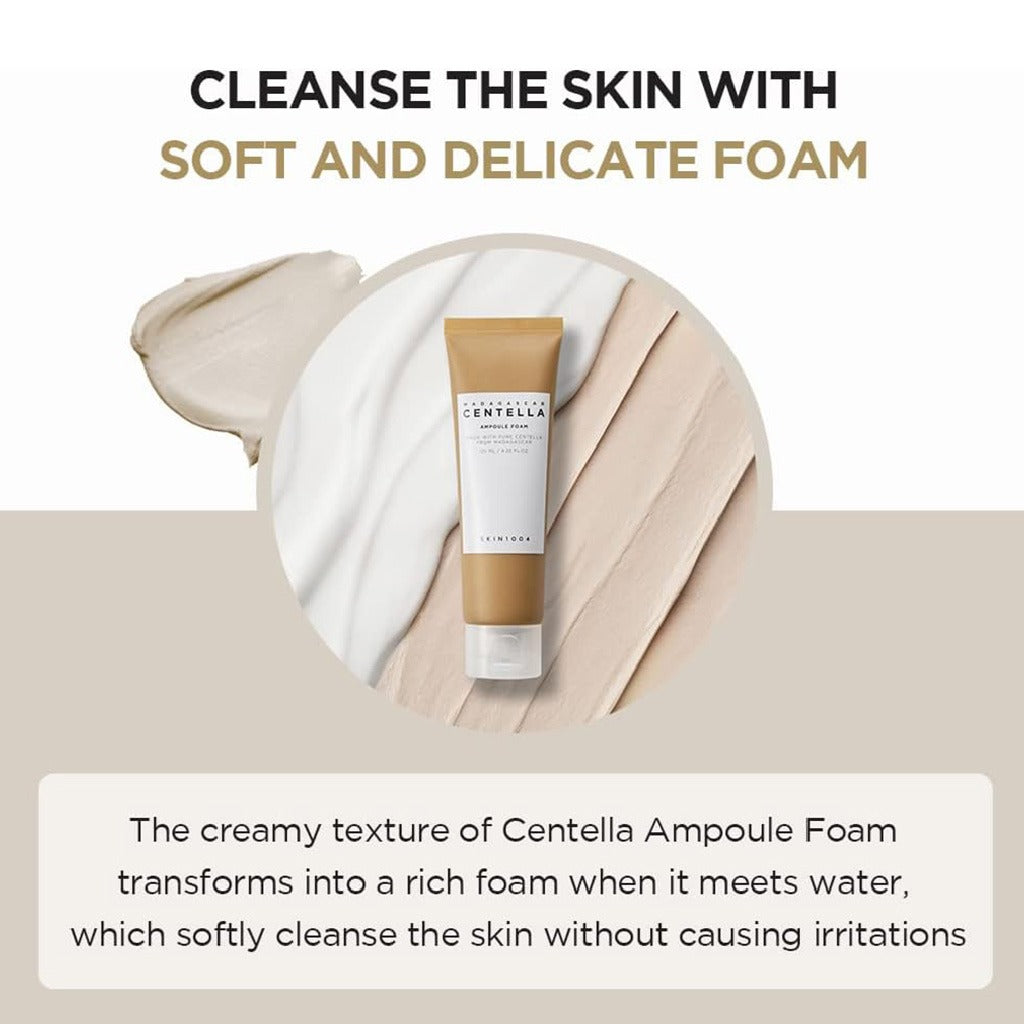 Skin1004 Madagascar Centella Ampoule Facial Foam Cleanser 125ml - Easy Pharmacy LLC