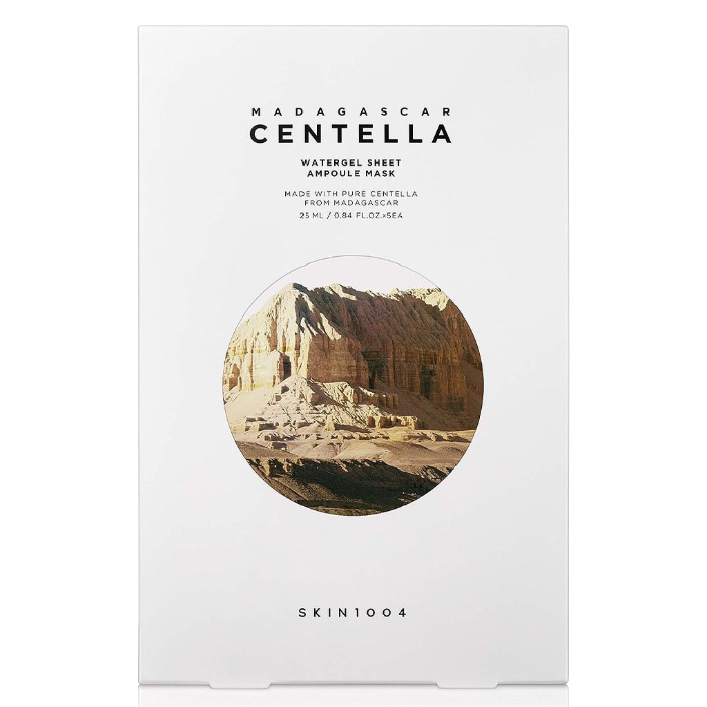 Skin1004 Madagascar Centella Watergel Sheet Ampoule Facial Mask, Pack of 25ml x 5's - Easy Pharmacy LLC