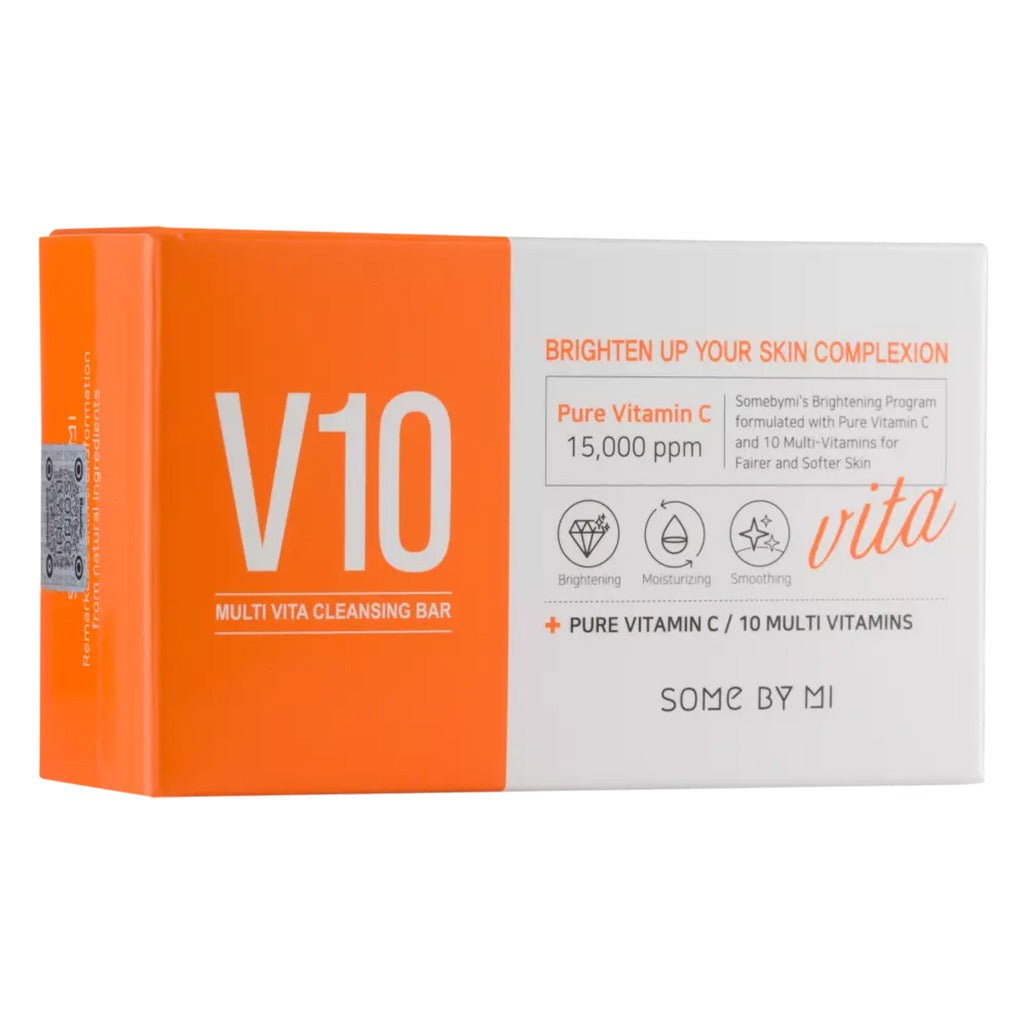 Some By Mi Pure Vitamin C V10 Multi Vita Brightening Cleansing Bar 106g - Easy Pharmacy LLC