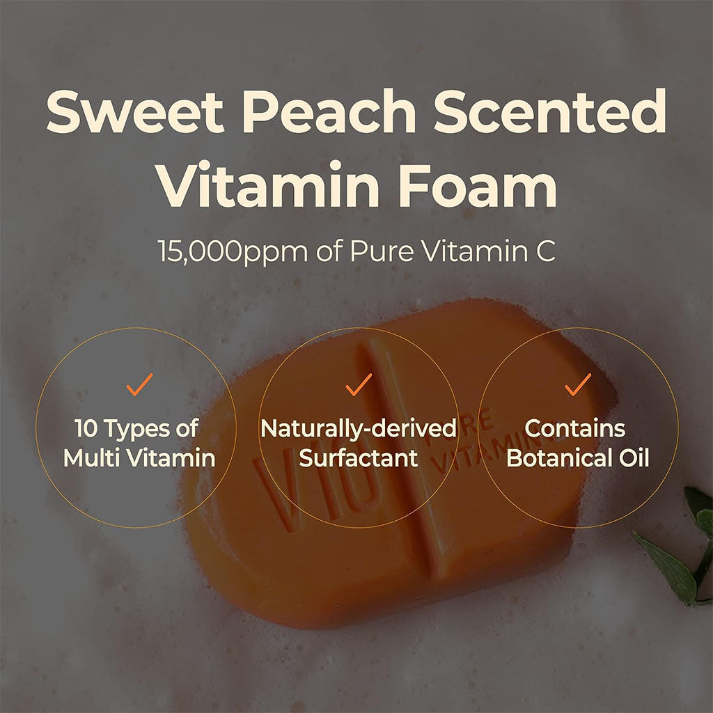 Some By Mi Pure Vitamin C V10 Multi Vita Brightening Cleansing Bar 106g - Easy Pharmacy LLC