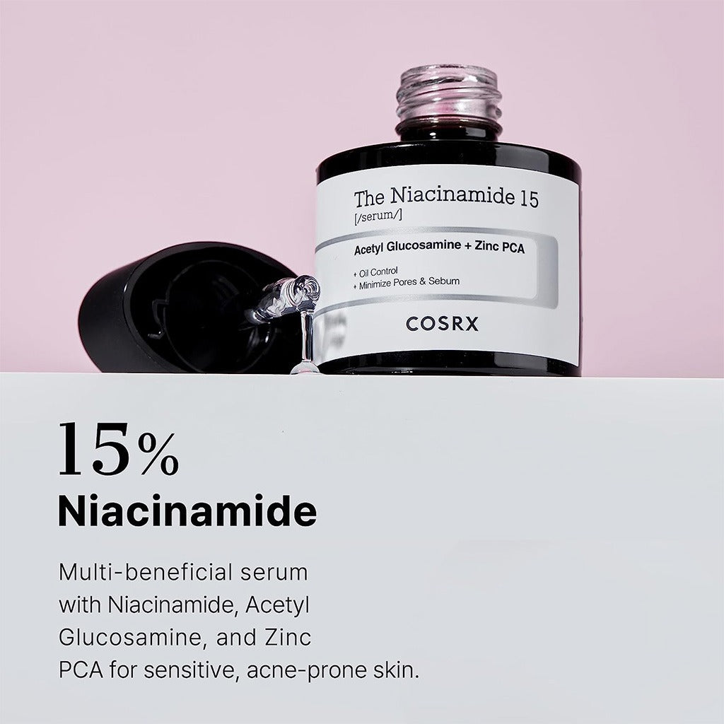 Cosrx The Niacinamide 15 Oil Control Acne Care Facial Serum 20ml - Easy Pharmacy LLC