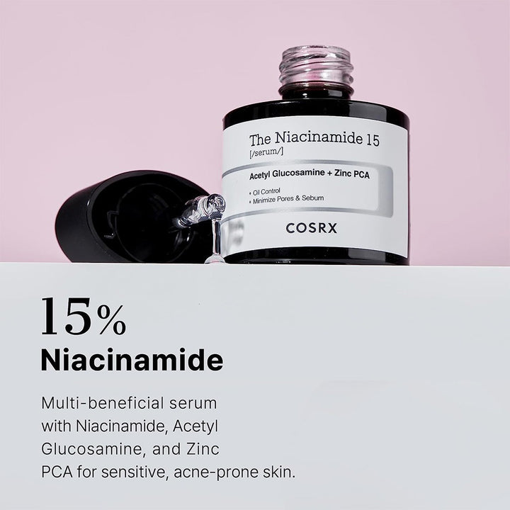 Cosrx The Niacinamide 15 Oil Control Acne Care Facial Serum 20ml - Easy Pharmacy LLC