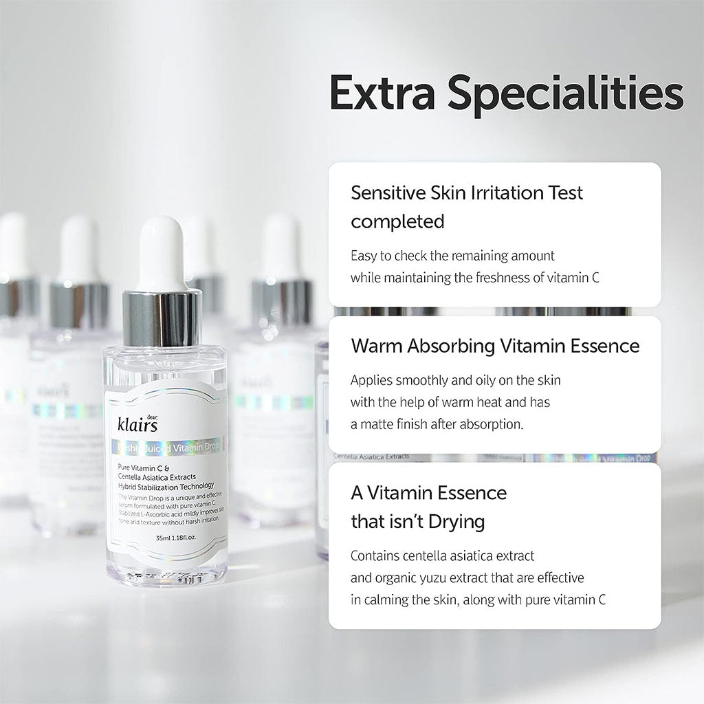 Dear Klairs Freshly Juiced Skin Repairing 5% Pure Vitamin C Drop 35ml - Easy Pharmacy LLC