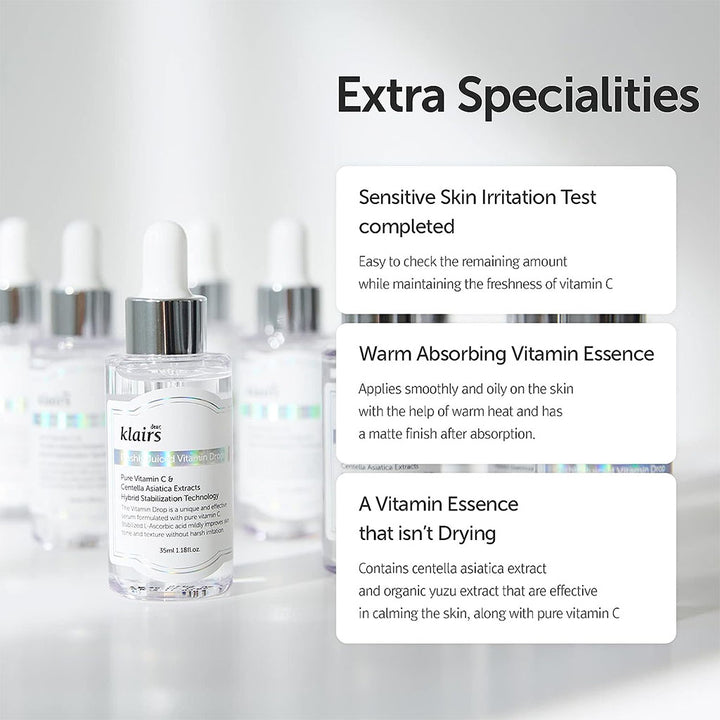 Dear Klairs Freshly Juiced Skin Repairing 5% Pure Vitamin C Drop 35ml - Easy Pharmacy LLC