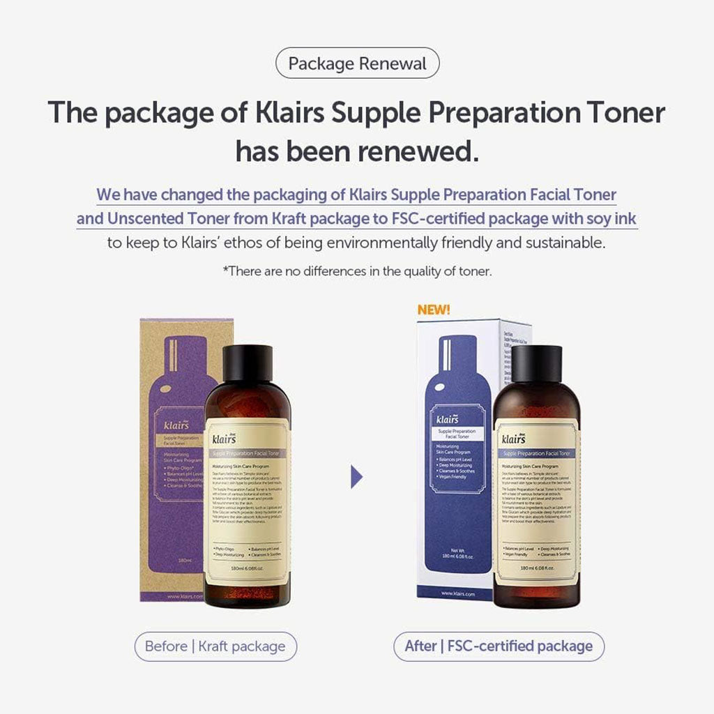 Dear Klairs Supple Preparation Moisturizing Facial Toner 180ml - Easy Pharmacy LLC