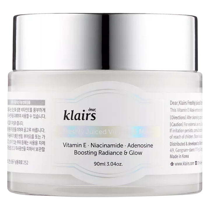 Dear Klairs Freshly Juiced Vitamin E Radiance Booster Face Mask 90ml - Easy Pharmacy LLC