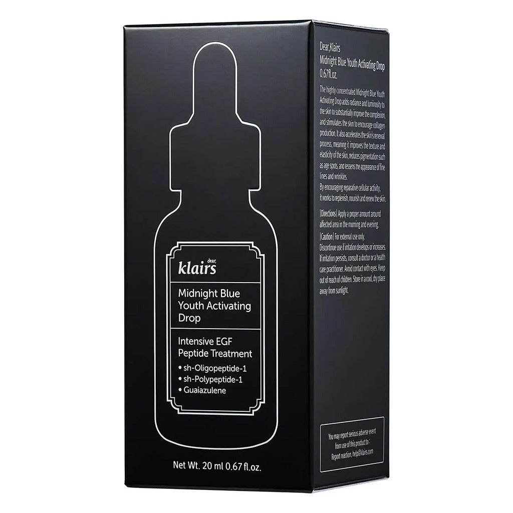 Dear Klairs Midnight Blue Youth Activating Facial Drop 20ml - Easy Pharmacy LLC