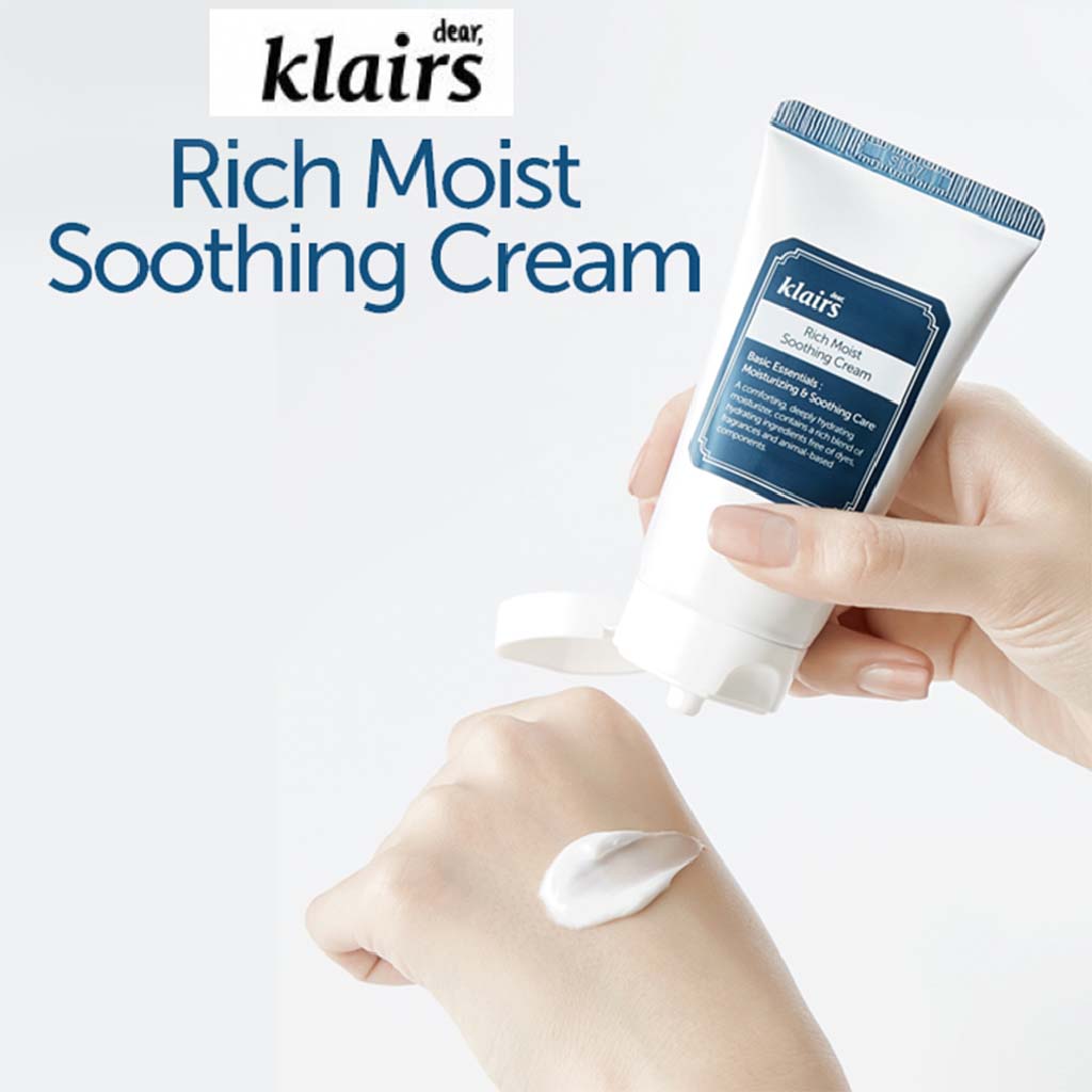Dear Klairs Rich Moist Moisturizing & Soothing Facial Cream 60ml - Easy Pharmacy LLC