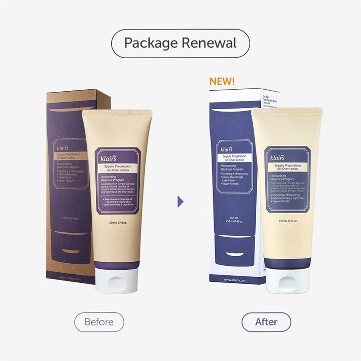Dear Klairs Supple Preparation Moisturizing All Over Lotion 250ml - Easy Pharmacy LLC