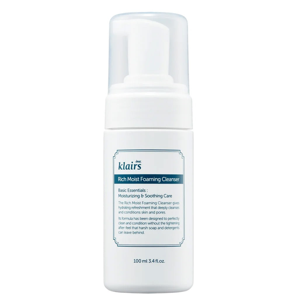 Dear Klairs Rich Moist Moisturizing and Soothing Foaming Facial Cleanser 100ml - Easy Pharmacy LLC