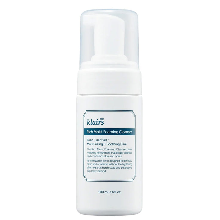 Dear Klairs Rich Moist Moisturizing and Soothing Foaming Facial Cleanser 100ml - Easy Pharmacy LLC