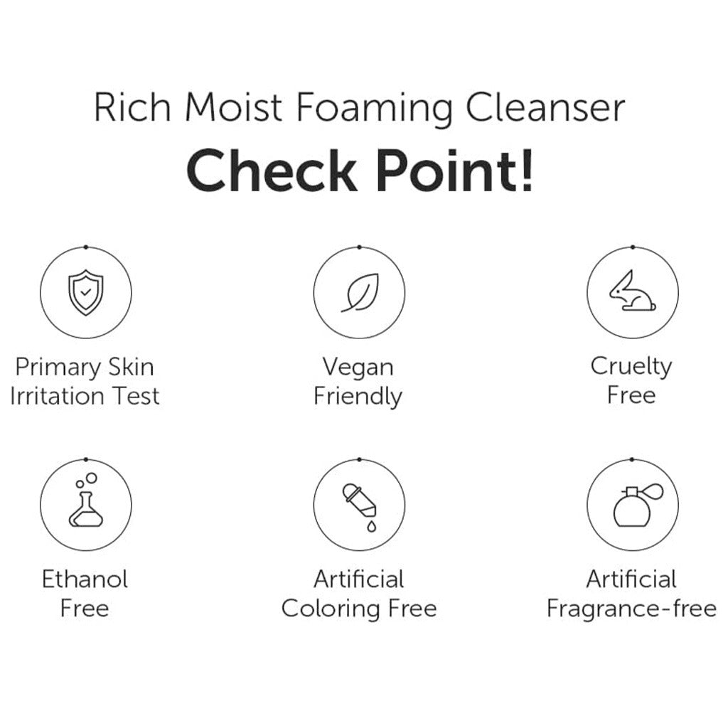 Dear Klairs Rich Moist Moisturizing and Soothing Foaming Facial Cleanser 100ml - Easy Pharmacy LLC