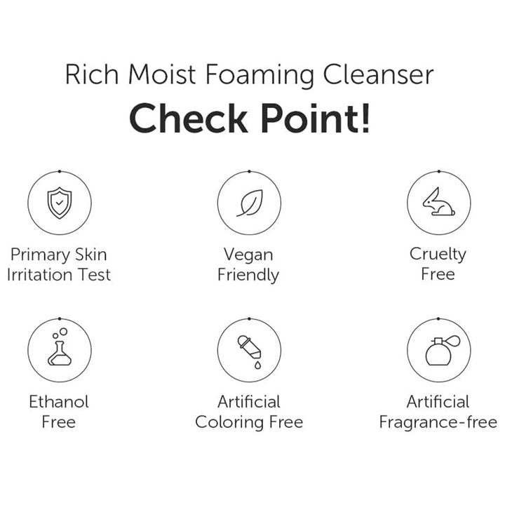Dear Klairs Rich Moist Moisturizing and Soothing Foaming Facial Cleanser 100ml - Easy Pharmacy LLC
