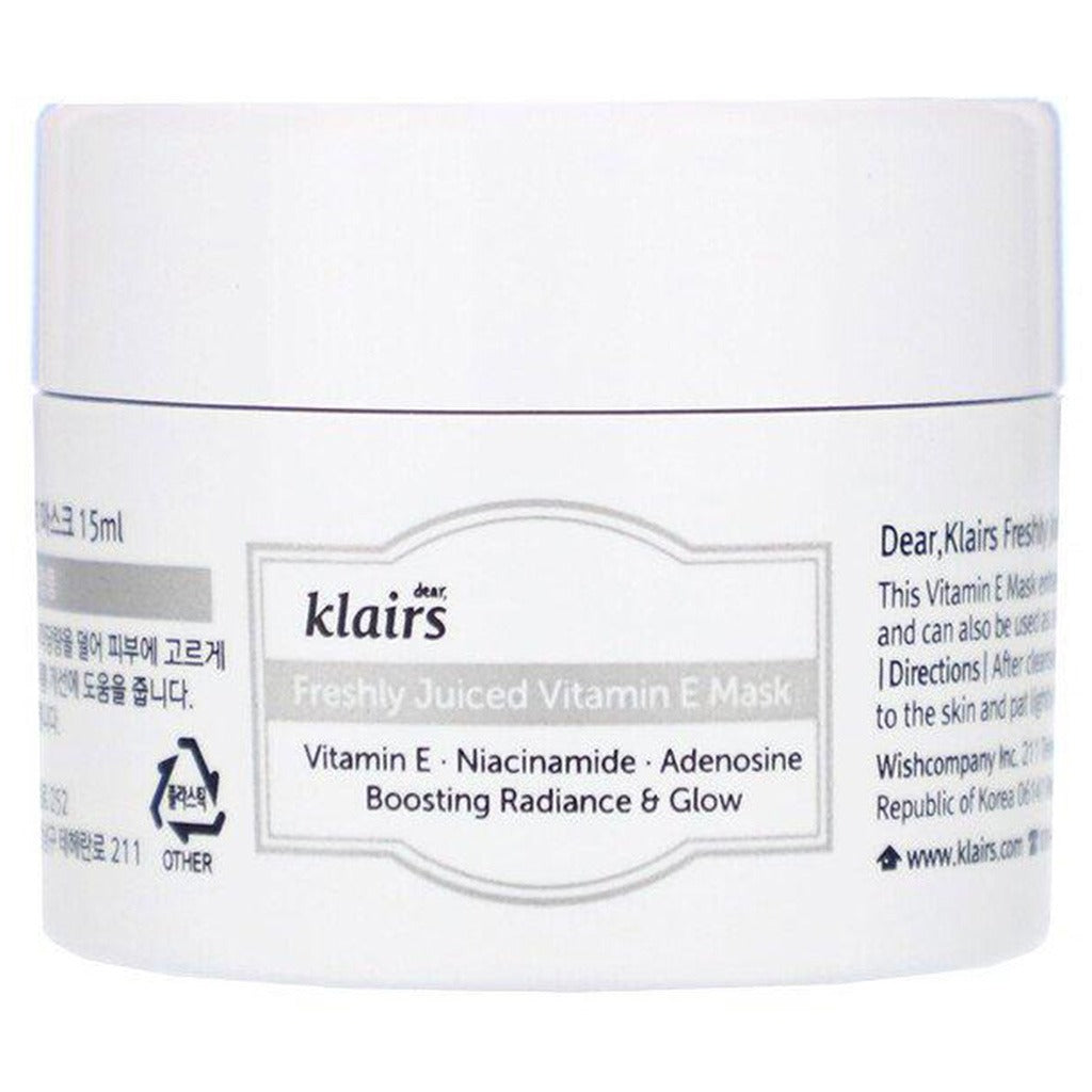 Dear Klairs Freshly Juiced Vitamin E Radiance Booster Face Mask 15ml - Easy Pharmacy LLC