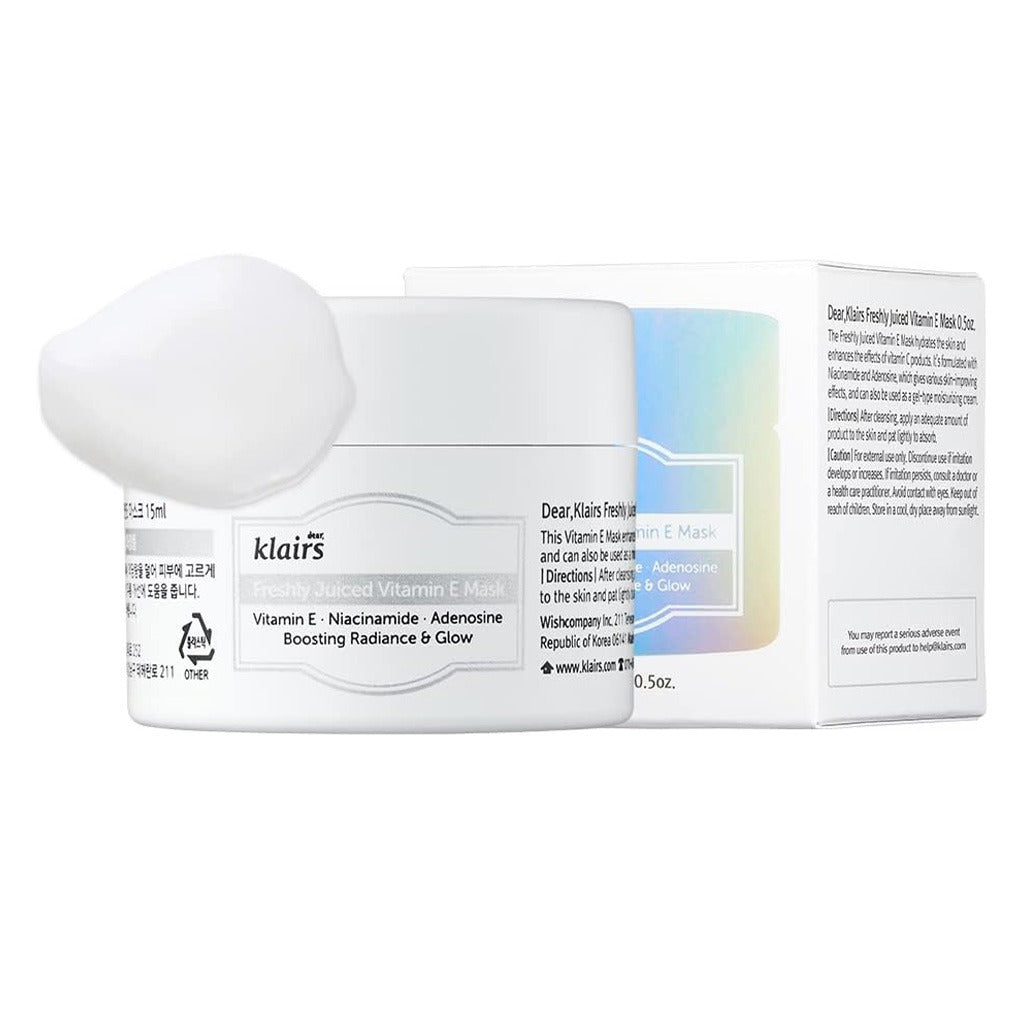Dear Klairs Freshly Juiced Vitamin E Radiance Booster Face Mask 15ml - Easy Pharmacy LLC