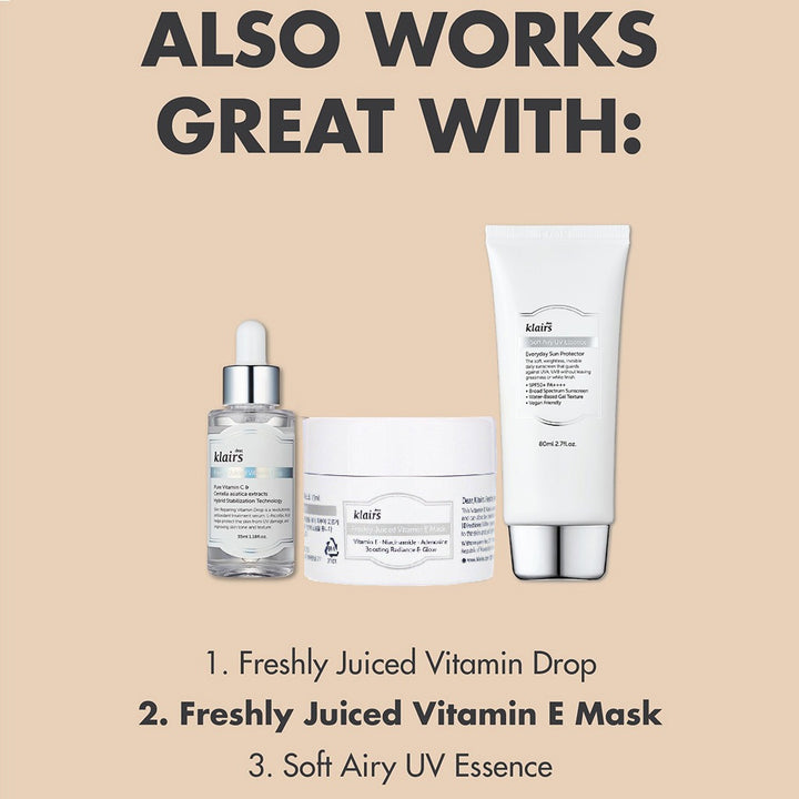 Dear Klairs Freshly Juiced Vitamin E Radiance Booster Face Mask 15ml - Easy Pharmacy LLC